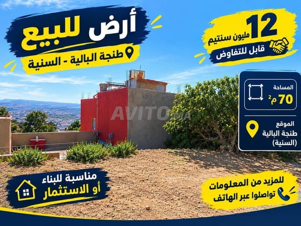 🏡 Terrain à vendre – Tanger Balia (Sania)