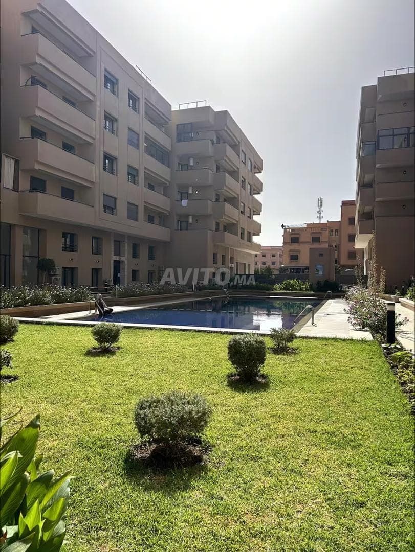 Appartement 2 chambres meublé avec piscine