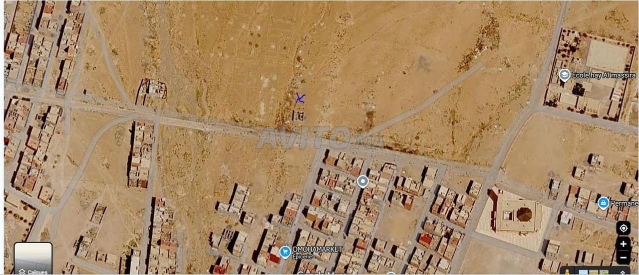 Terrain de 100 mètres à vendre dans le quartier Al Massira