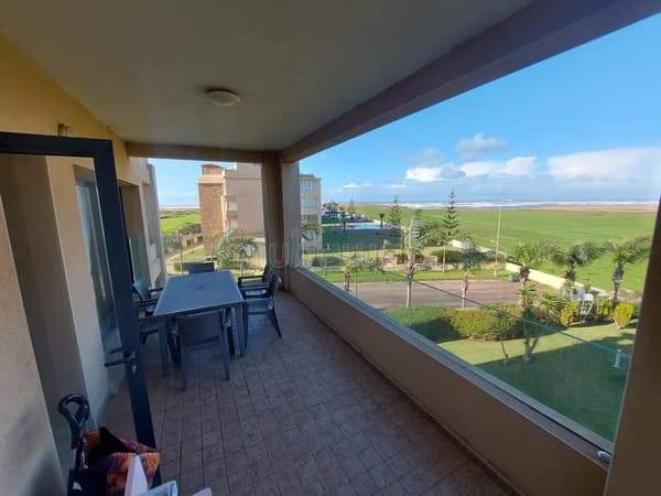 Bouznika plage vente bel appartement 2 chambres terasse vue sur mer