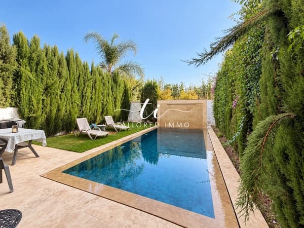 Villa te huur leeg of gemeubileerd in Bouskoura groen stad