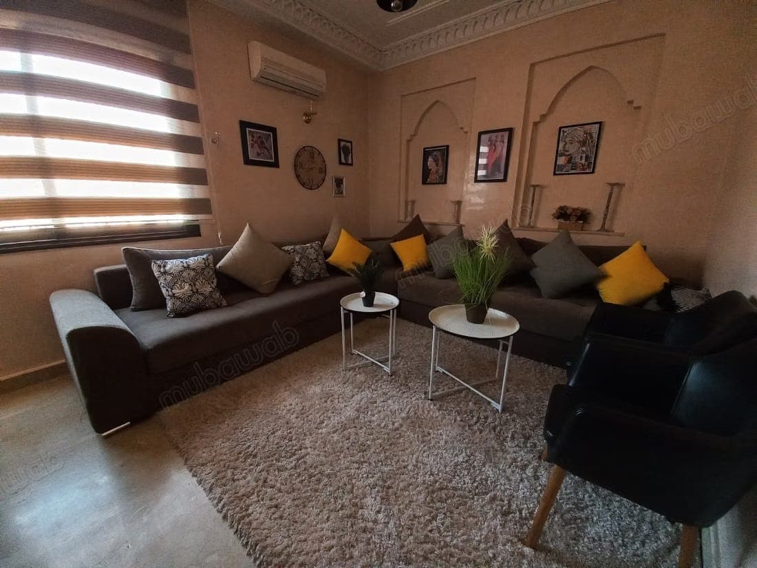 Location d'un appartement meublé à Guéliz
