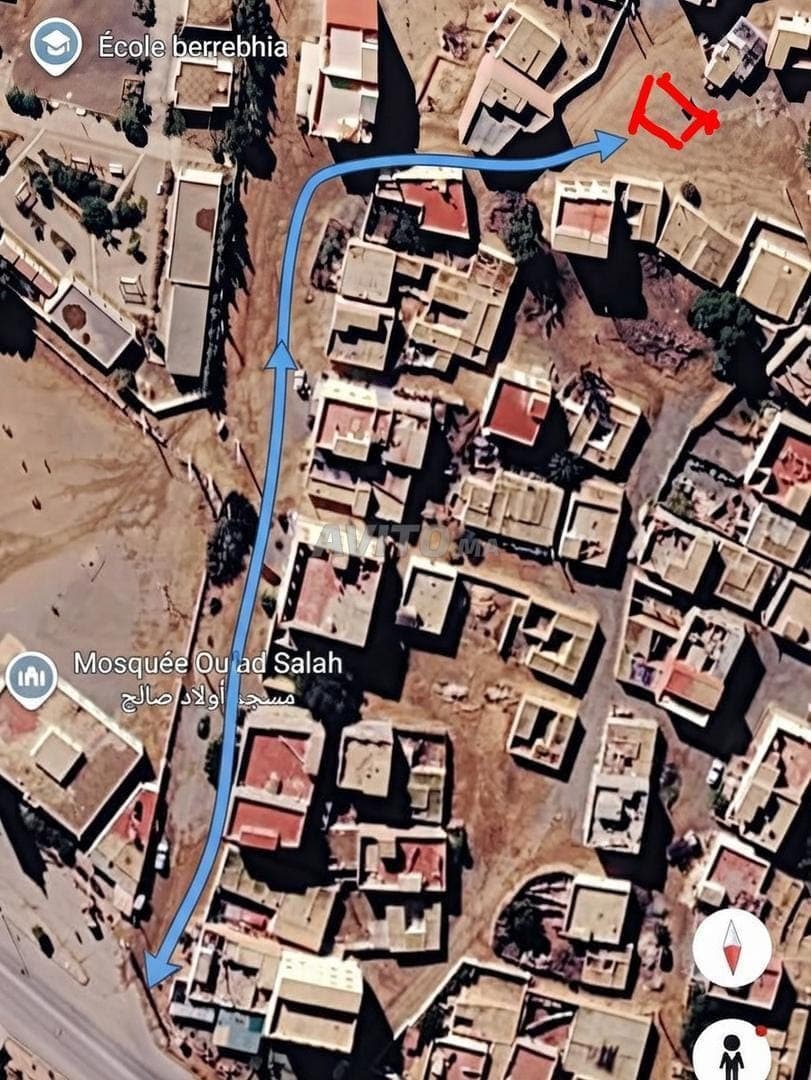 أرض في أولاد صالح بوجدور (180 م²)