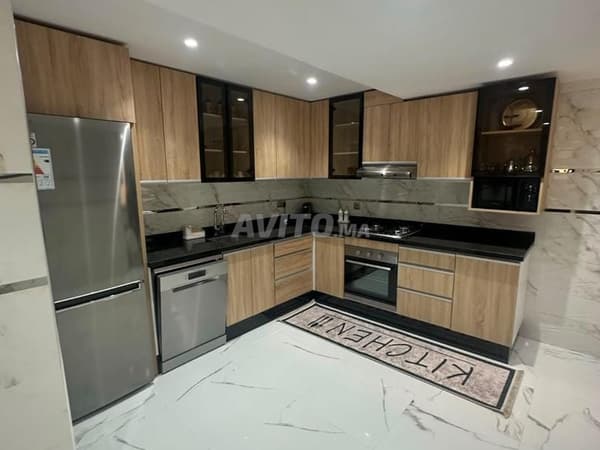Appartement 120m Gemeubileerd Hay Hassani Route de Rabat