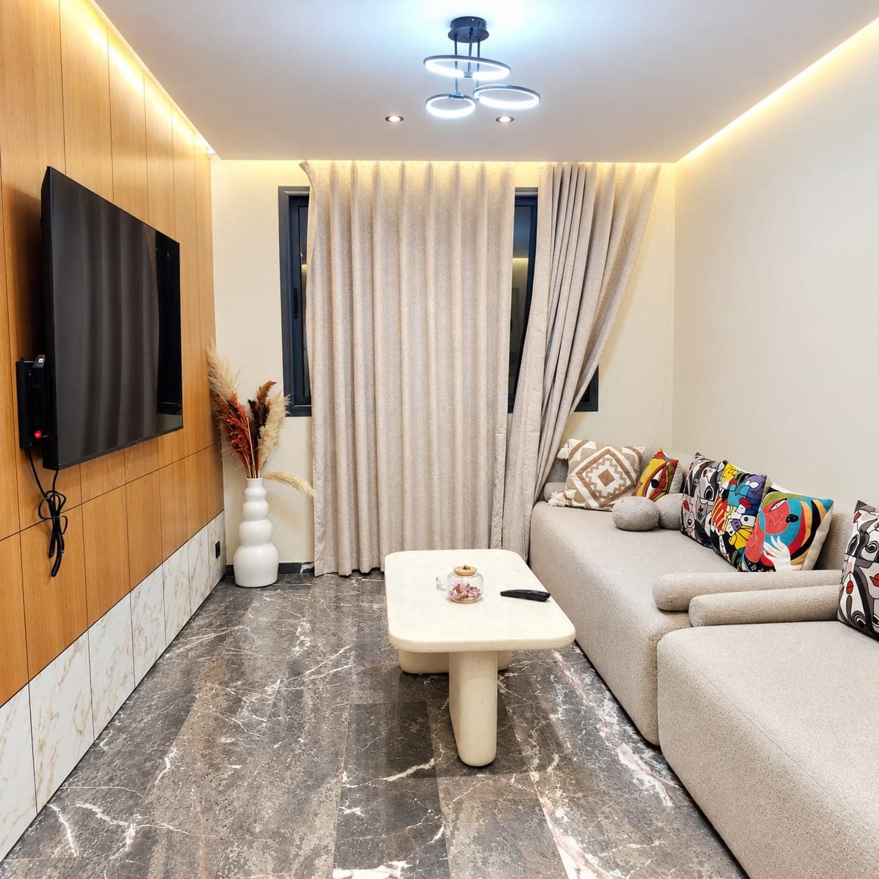 Apartment for monthly rent in the Jenan Ourad neighbourhood