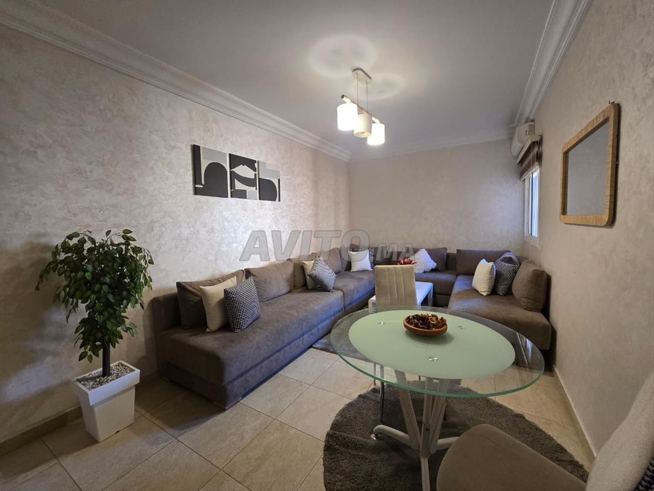 Sublime Appart 60m2, 2 ch à vendre Jnan Awrad