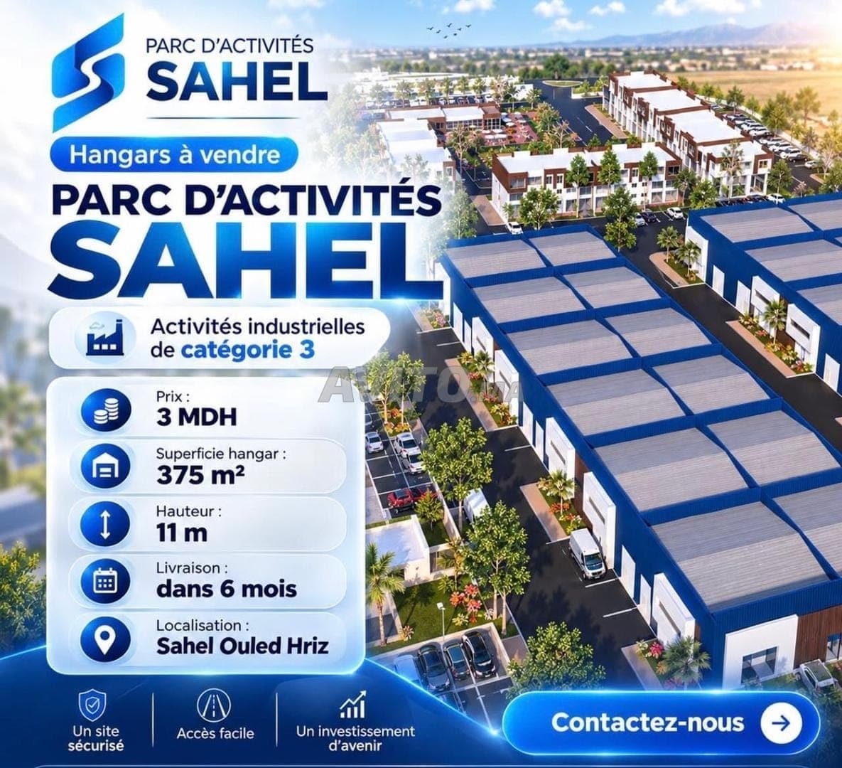 À VENDRE – LOCAL INDUSTRIEL DE 750 M²
