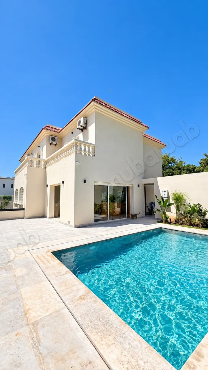Lege villa met 4 slaapkamers te huur – Hay Riad – Rabat