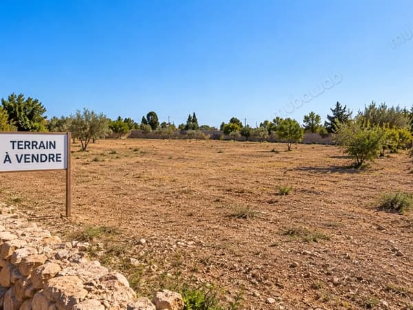Terreno titulado y edificable de 422 m² en Ghazoua