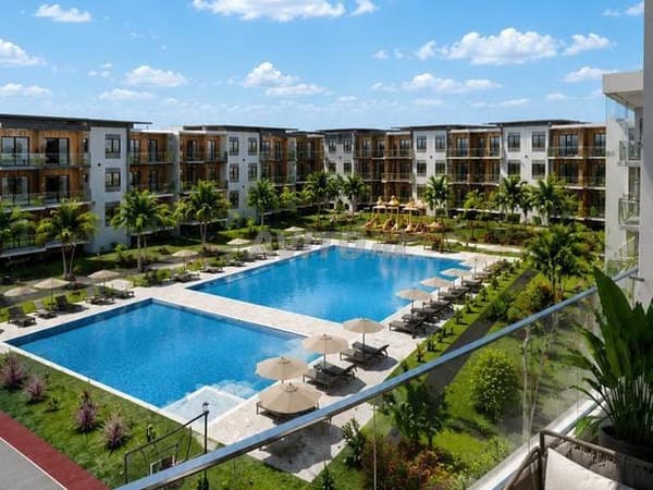 Appartement te koop met uitzicht op zwembad in Dar Bouazza