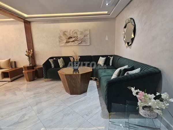 Furnished apartment 120 m², 2 parkings – Riad Tétouan