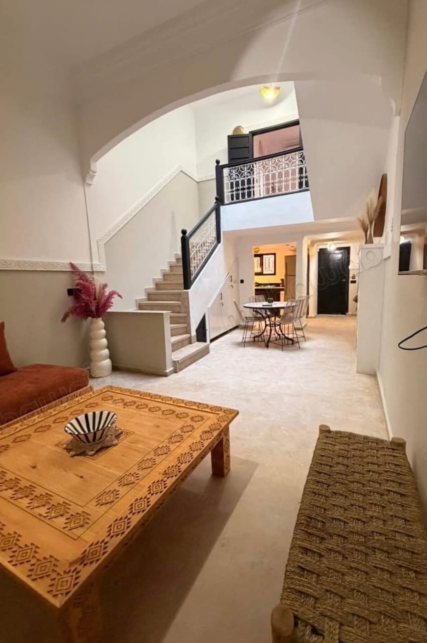 Riad de charme avec rooftop panoramique – Marrakech – 150m² à Bab lakhmis