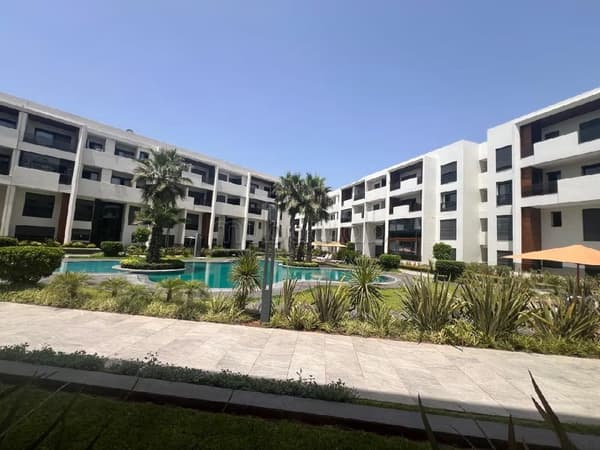 Duplex for rent with pool view in Bouskoura