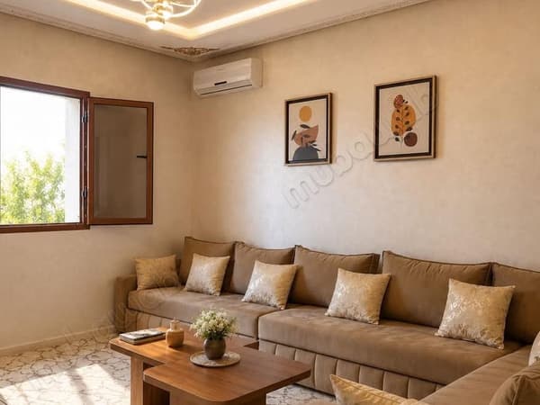 Gemeubileerd Appartement Te Huur met Strandaanzicht in Tanger