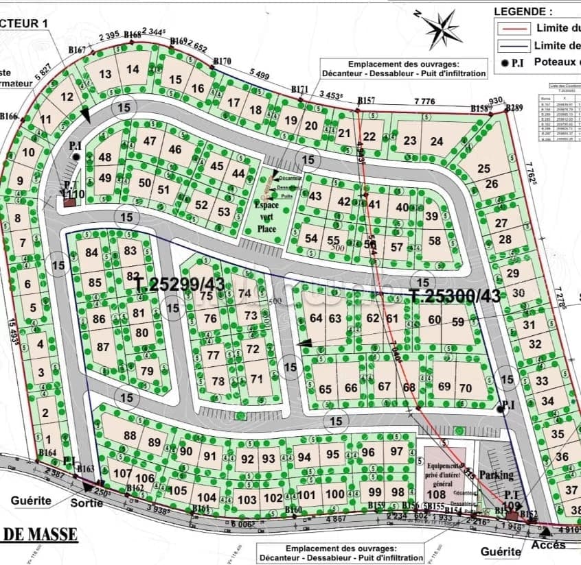 Land lots from 401 m² to 1461 m² VEPN25265