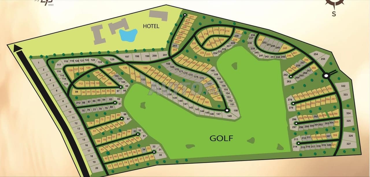Außergewöhnliches Grundstück zum Verkauf – Akenza Golf, Marrakesch