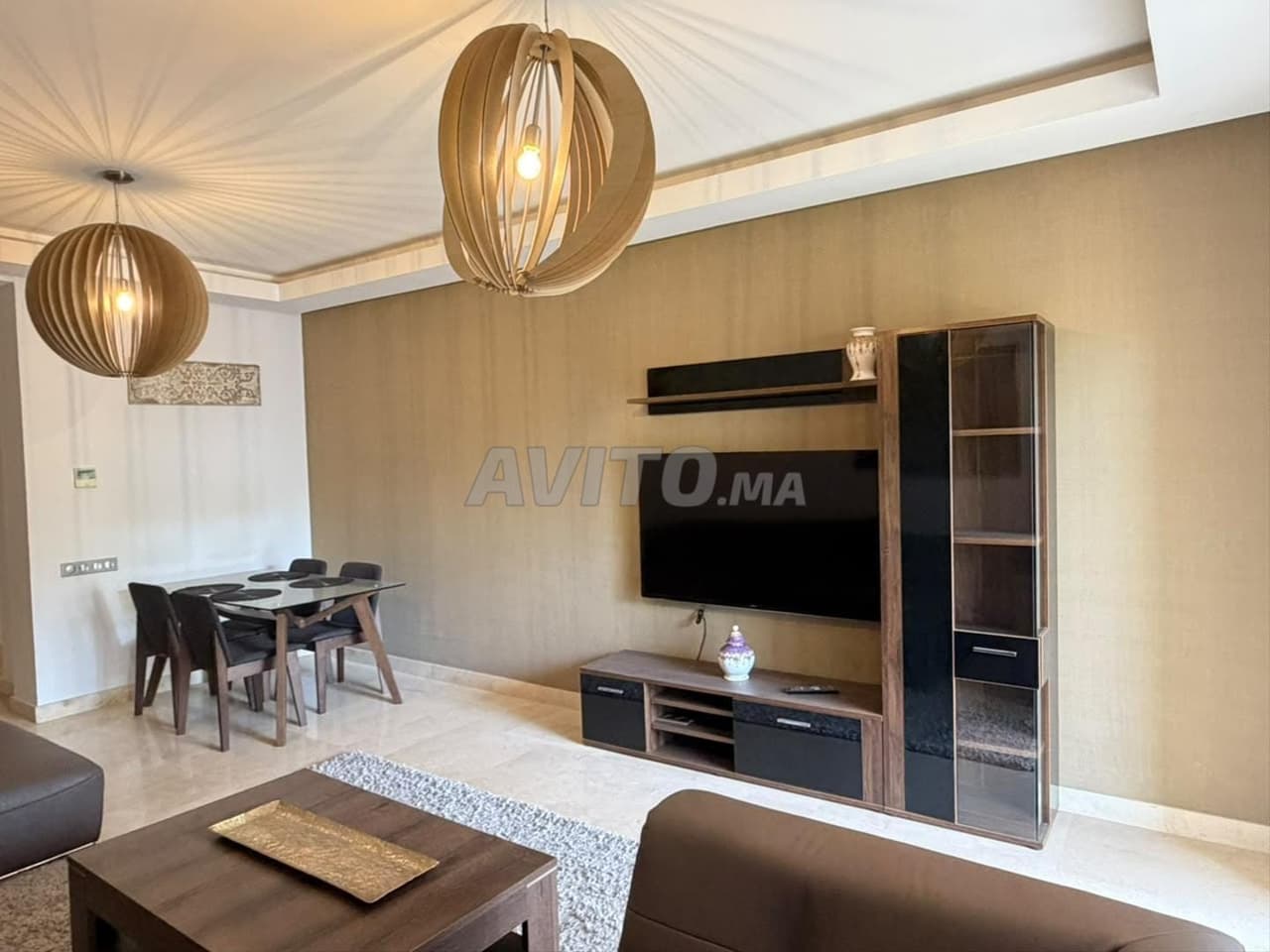 Appartement meublé à L'Orangeraie Souissi sans vis-à-vis