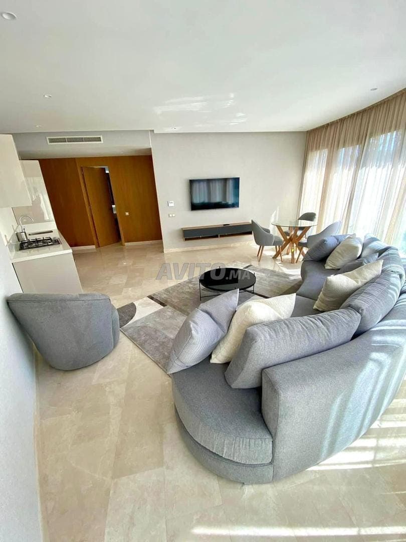 Mooi gemeubileerd studio te huur, 48m², Casablanca