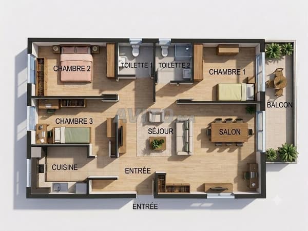 Apartment for Sale 114 m² in Casablanca