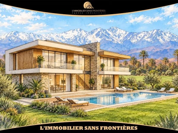 Terrain de 11000 m² à vendre Route de l’Ourika – Zone touristique, destiné à la…