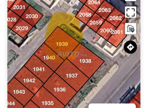 Terrain de 247 m² en vente à quartier Salé