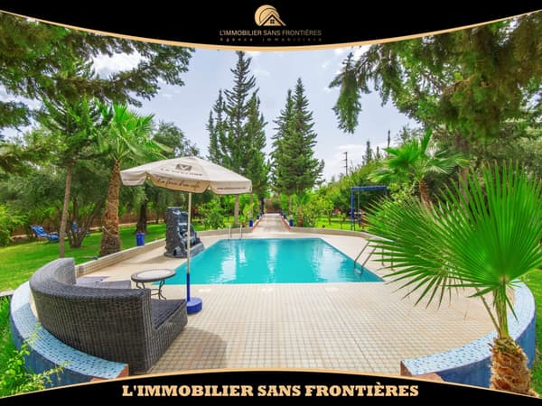 Villa à vendre – Piscine – Route de Fès Km 20, Marrakech