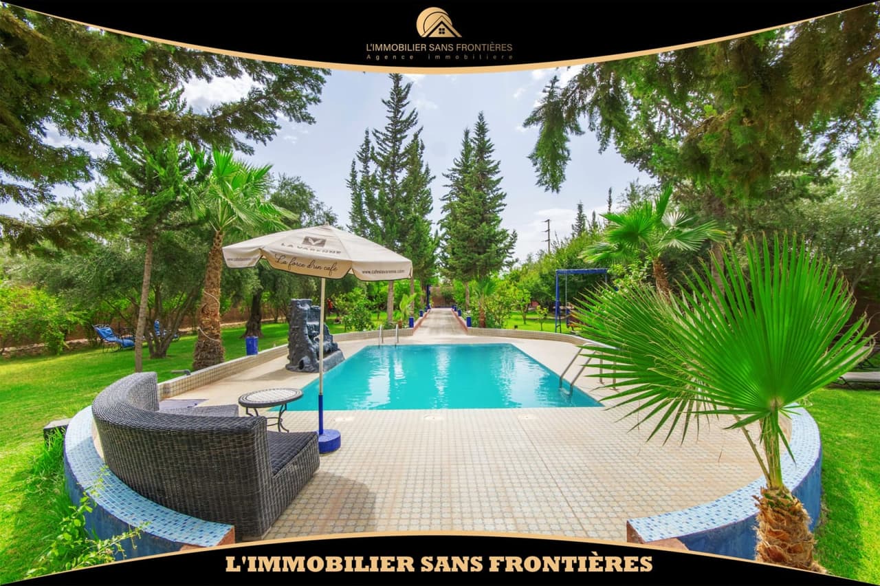 Villa à vendre – Piscine – Route de Fès Km 20, Marrakech
