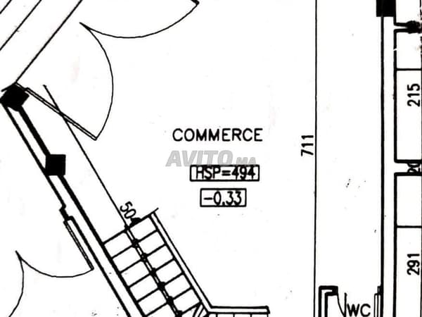 Local Commercial de 45 m² à Fès