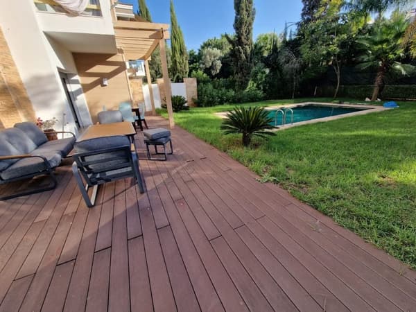 Bel appartamento arredato di 3 camere al piano giardino a Ville verte