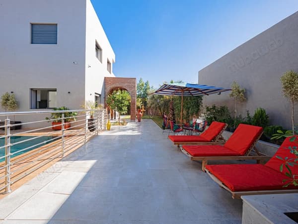 Villa familiale location longue durée a 15min du centre Marrakech