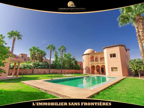 Villa titrée vide à vendre à Route d’Ourika km 4, Marrakech — Piscine — 2 009 m²