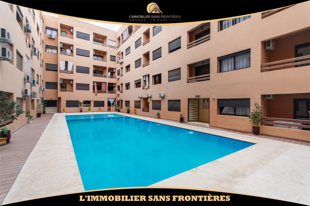Leere Wohnung zum Verkauf in Guéliz, Marrakech – Terrasse – 101 m²
