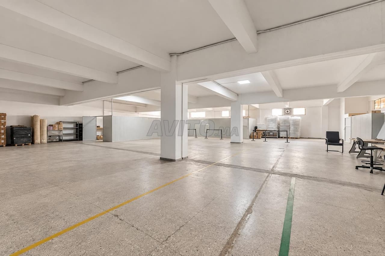 Industrieel pand te huur 500 m2 Industriezone Casablanca