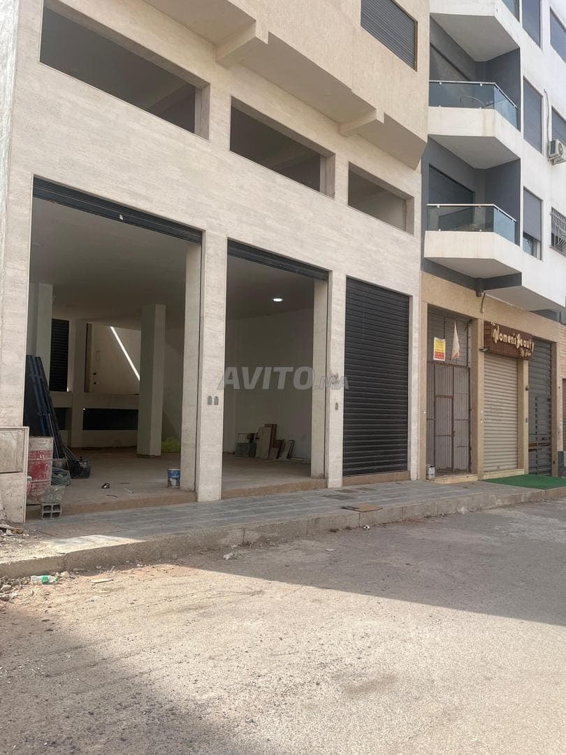 Local neuf 337m²–2façades–Dar Bouazza