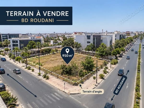 Terreno en venta – bd Roudan 950 m²