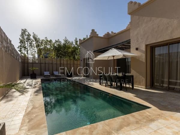 A vendre villa plein pied 4 suites rte ourika km 15