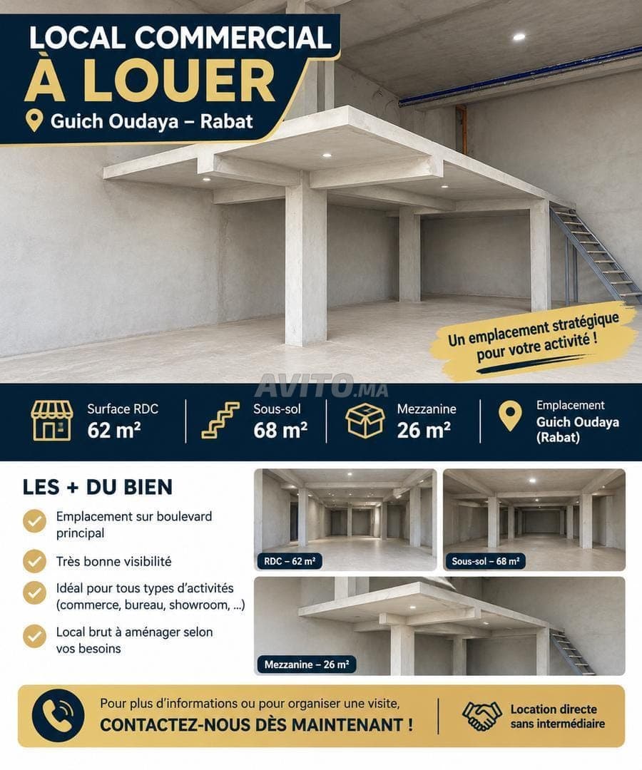Local comercial en Guich Oudaya