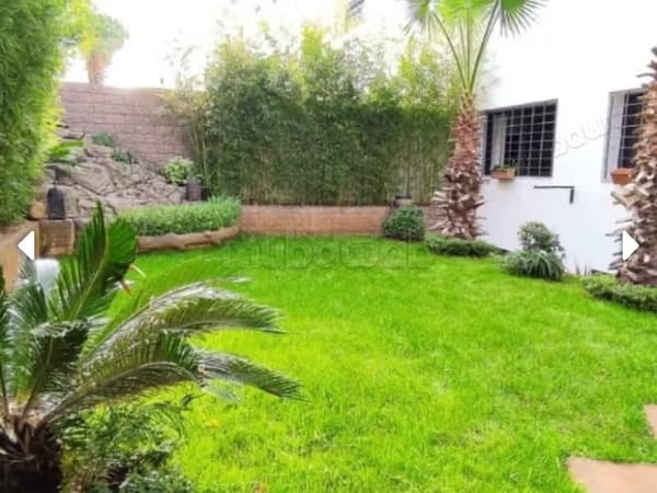 Très bel appartement rez de jardin meublé sur le haut agdal