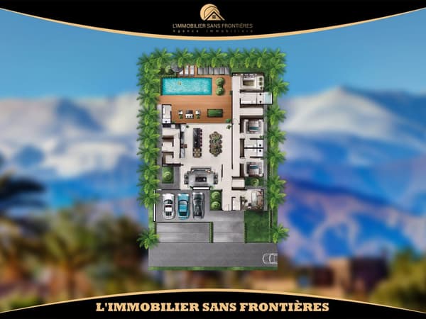 Terrain à vendre à Targa, Marrakech — Zone Villa — 666 m²