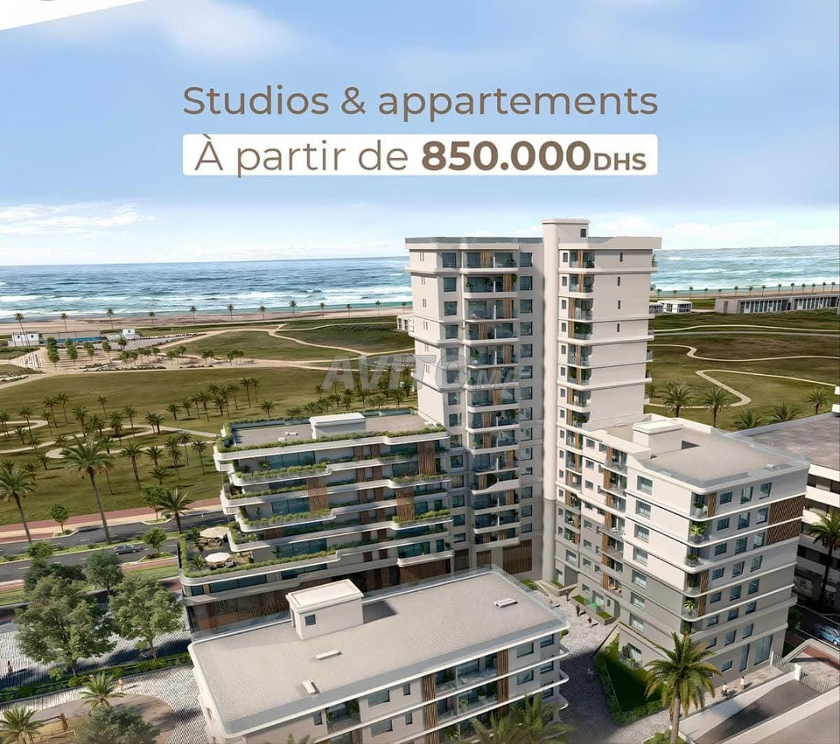 Sea-view studios in Zenata