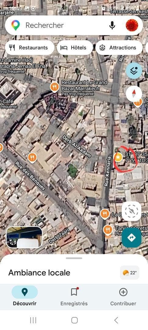Grundstück zum Verkauf Zentrum Jemaa el Fna Rue Kennaria