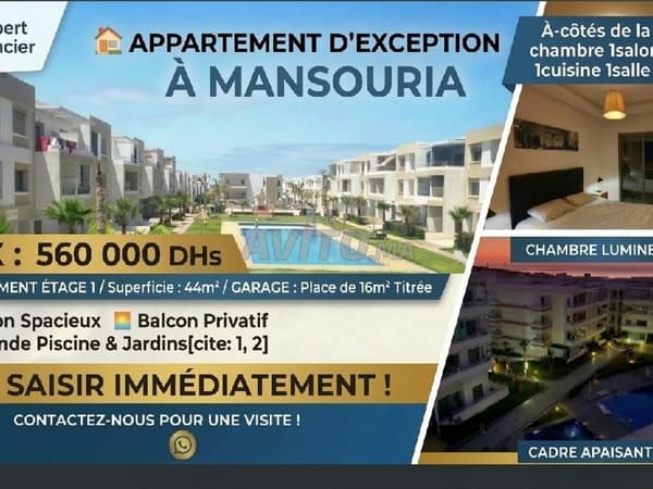 Beautiful apartment for sale Mansouria