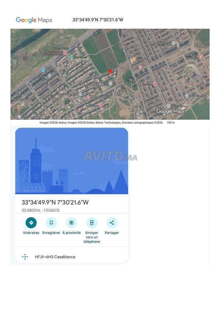 Villa 3 façades, حي الهضيكة، سيدي مومن، الدار البيضاء