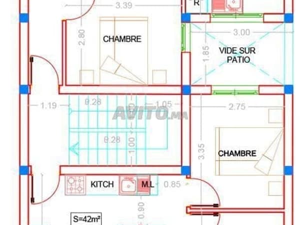 Appartements enregistrés à vendre à Martil en cours de construction