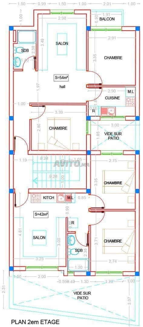 Registered apartments for sale in Martil under construction