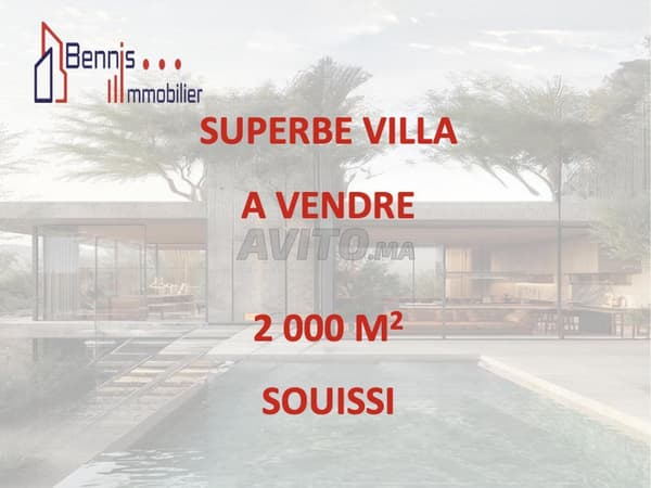 Superbe Villa à Vendre Souissi RABAT