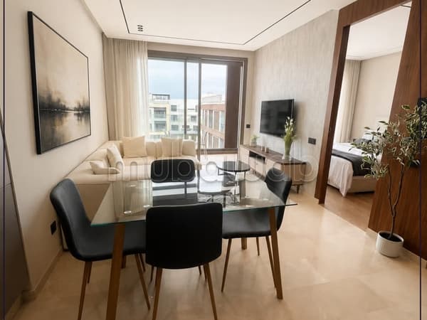 Studio meuble avec grande terrasse aux Princesses