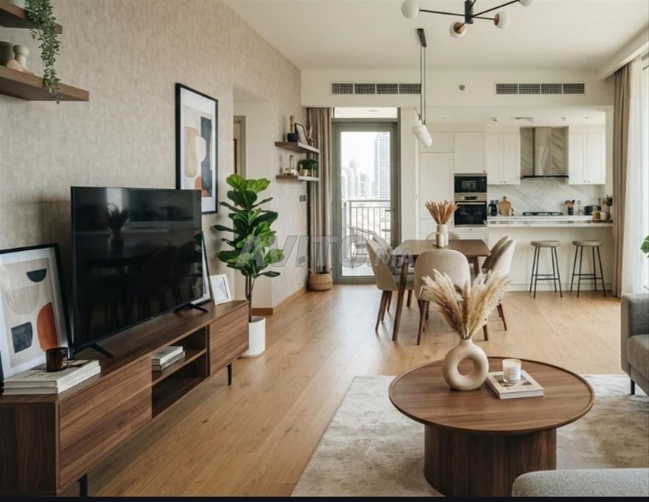 Appartement meublé à louer mensuellement