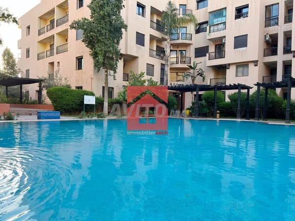 😍 Furnished Apartment with Three Bedrooms, Balcony and Swimming Pool