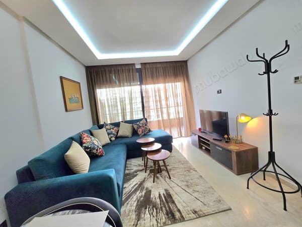 Apartment for rent in Casablanca Finance City. 2 comfortable rooms. Furnished